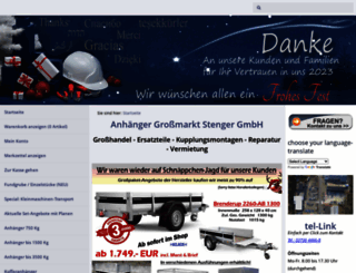 anhaenger-grossmarkt-stenger.de screenshot