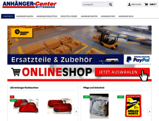 anhaengercenter-wb.com screenshot