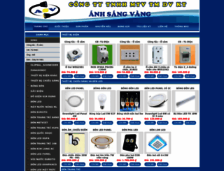 anhsangvang.com.vn screenshot