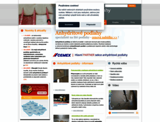 anhydritovepodlahy.eu screenshot