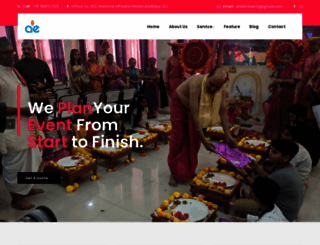 aniketevents.com screenshot