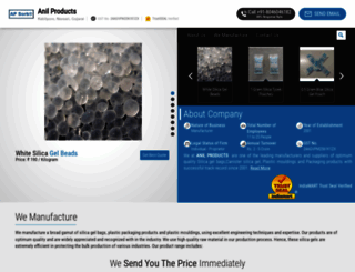 anilproducts.co.in screenshot