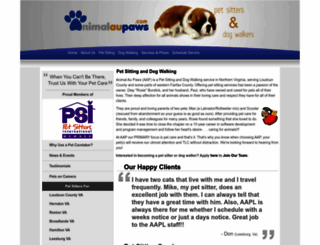 animalaupaws.com screenshot