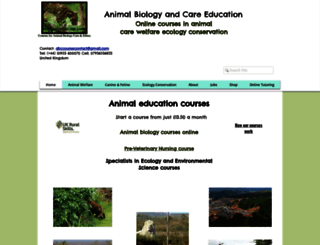 animalbiologyandcare.co.uk screenshot