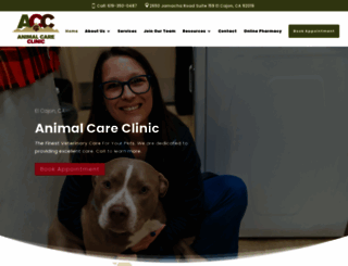 animalcareclinicsandiego.com screenshot