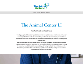 animalcenterli.com screenshot