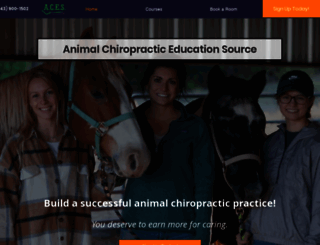 animalchiropracticeducation.com screenshot