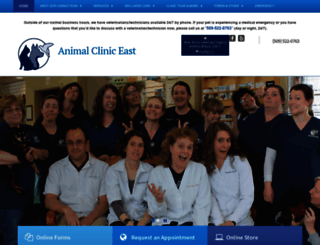 animalcliniceast.com screenshot