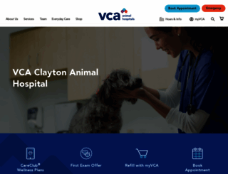 animalclinicofclayton.com screenshot