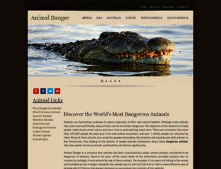 animaldanger.com screenshot