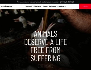 animalequality.org screenshot