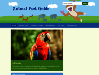 animalfactguide.com screenshot
