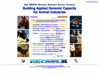 animalgenome.org screenshot