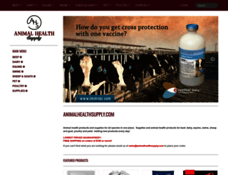 animalhealthsupply.com screenshot