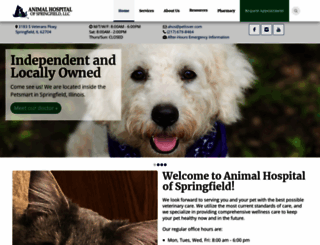 animalhospitalofspringfield.com screenshot
