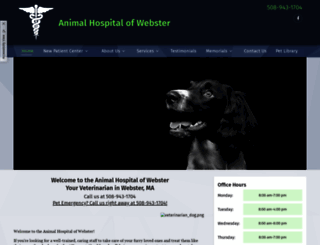animalhospitalofwebster.net screenshot