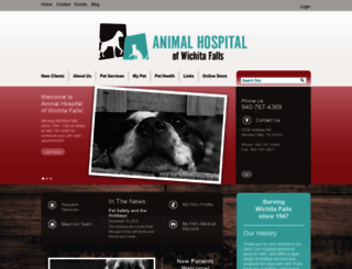 animalhospitalofwichita.net screenshot