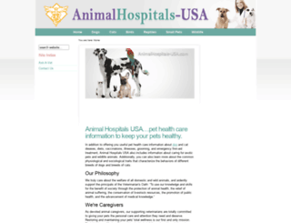 animalhospitals-usa.com screenshot