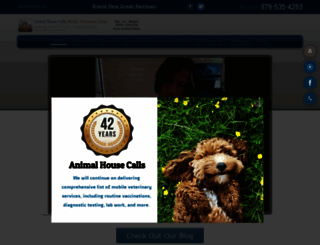 animalhousecalls.net screenshot