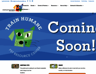 animalhumanenm.org screenshot