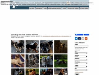 animalisenzacasa.org screenshot