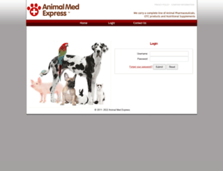 animalmedexpress.com screenshot