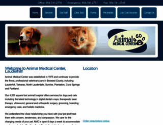 animalmedicalcenterfla.com screenshot