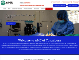 animalmedicalcenteroftuscaloosa.com screenshot