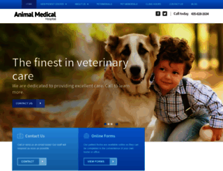 animalmedicalhospitalstgeorge.com screenshot