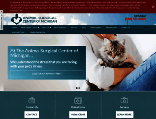 animalsurgicalcenter.com screenshot