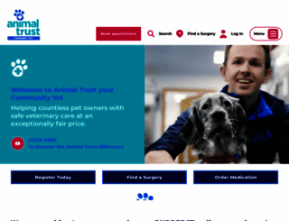 animaltrust.org.uk screenshot