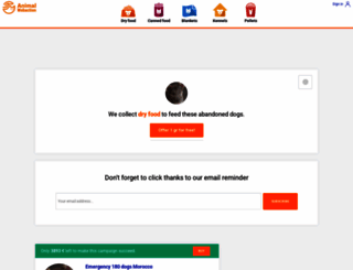 animalwebaction.com screenshot