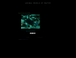 animalworldofwater.blogspot.com screenshot