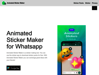 animated-sticker-maker.com screenshot
