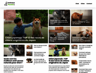 animaux-passion.fr screenshot