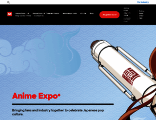 anime-expo.org screenshot
