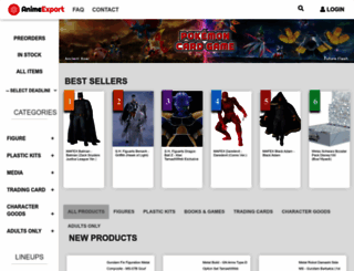 anime-export.com screenshot