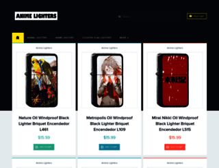 anime-lighters.ecrater.com screenshot
