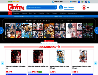 anime-store.fr screenshot