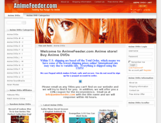 animefeeder.com screenshot