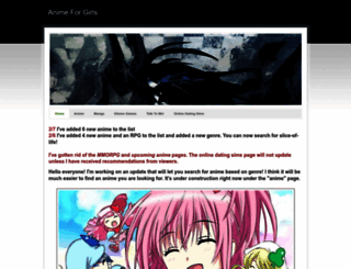 animeforgirls.weebly.com screenshot