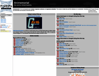 animemorial.net screenshot