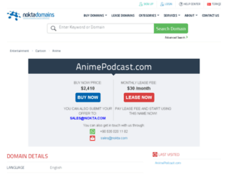 animepodcast.com screenshot
