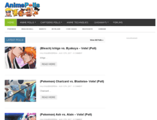 animepolls.com screenshot