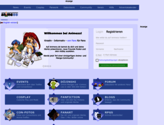 animexx.onlinewelten.com screenshot