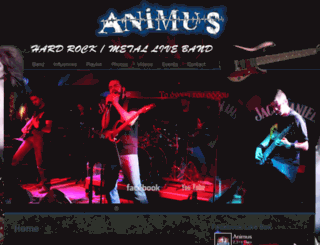animustheband.com screenshot