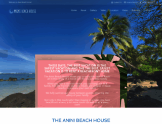 aninibeachhouse.com screenshot