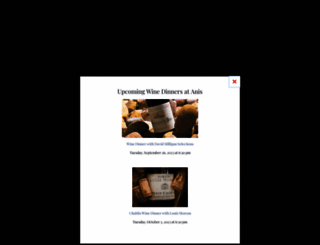 anisbistro.com screenshot