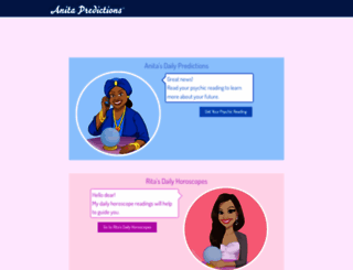 anitapredictions.com screenshot