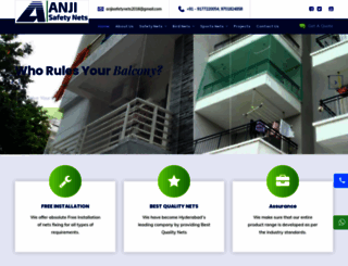 anjisafetynetshyderabad.in screenshot